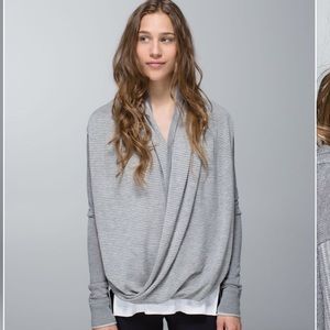 lululemon Cropped Twist Front Sweater